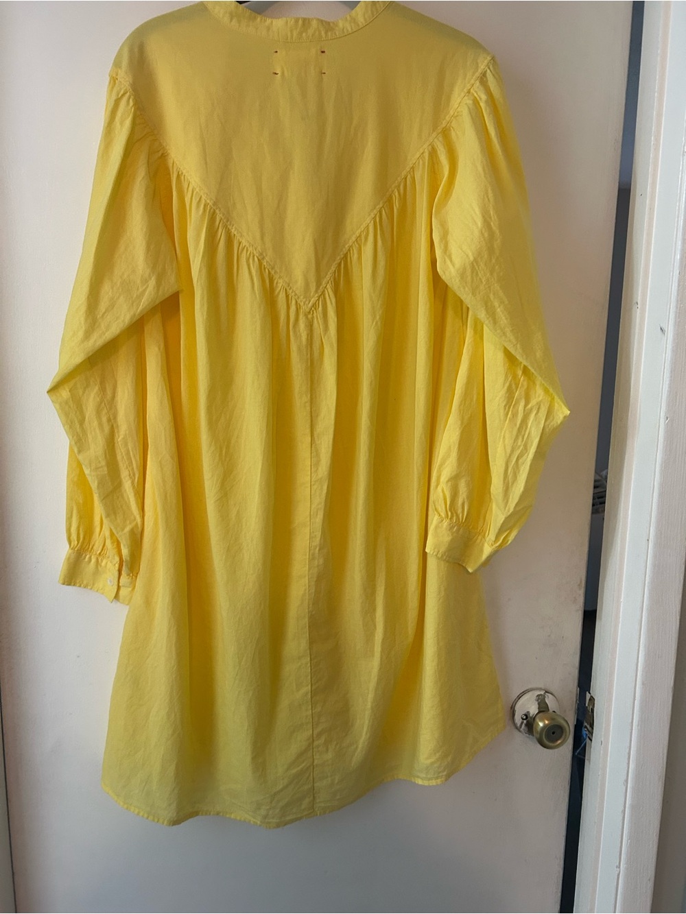 XiRENA Bright Yellow Button-Front Tunic NWT (please read) - Picture 3 of 7
